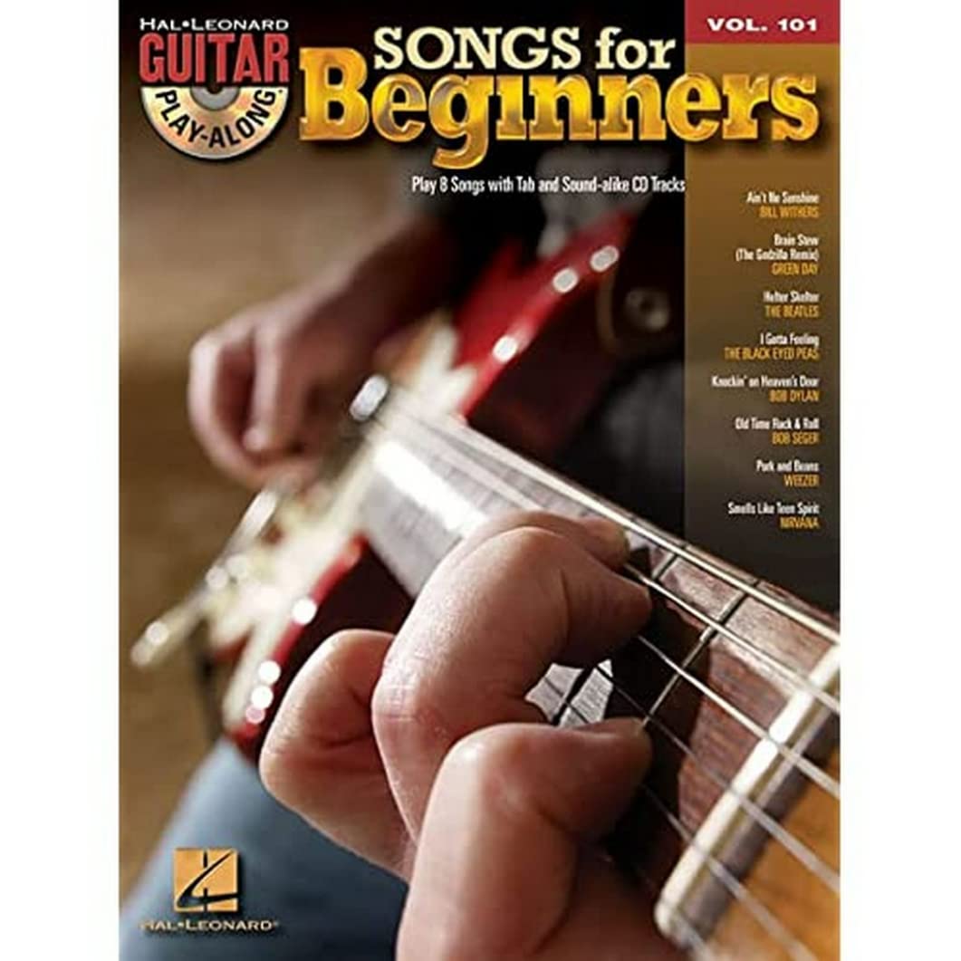 Guitar Play-Along Volume 101: Songs For Beginners (Hal Leonard Guitar Play-along, 101)