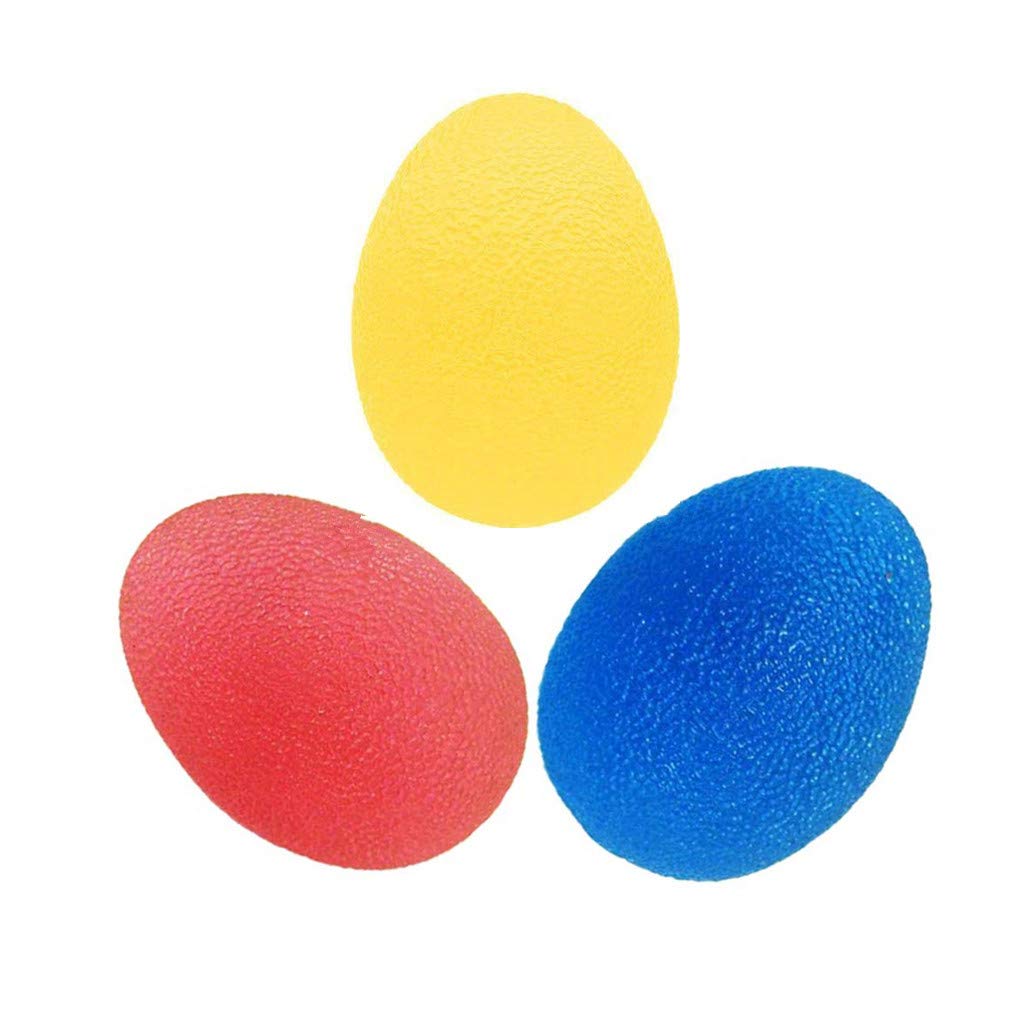 3-Pack Colorful Stress Relief Balls. Hand Exercise Balls. Hand Therapy Balls. Hand Grip Balls Hand Squeeze Balls Kits for Physical Rehabilitation & Grip Strengthene