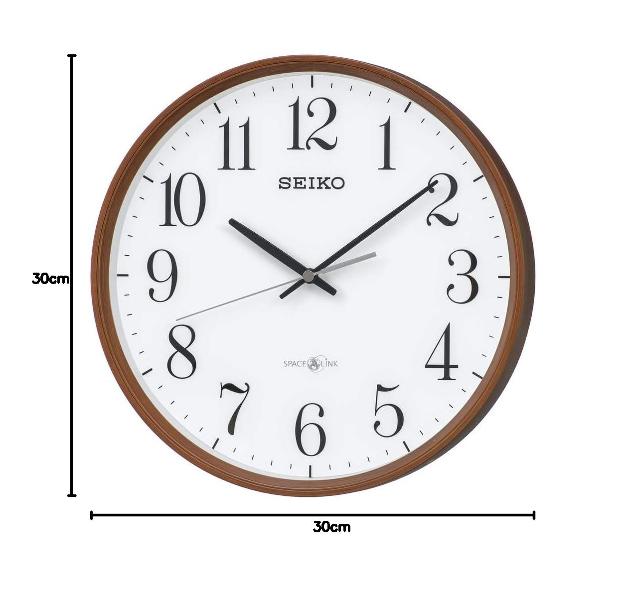 Amazon.co.jp: セイコークロック 掛け時計 ナチュラル 衛星 電波