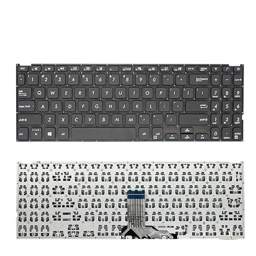 ASUS Vivobook X509 M509 M509DA X515DA X515MA FL8700 FL8700d Y5200F V5200JP V5200U�p US ���V�A�� SP BR �m�[�g�p�\�R���L�[�{�[�h(US Black)