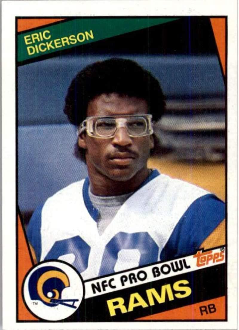 1984 Topps #280 Eric Dickerson LA Rams NFL Football Card (RC - Rookie Card) NM-MT