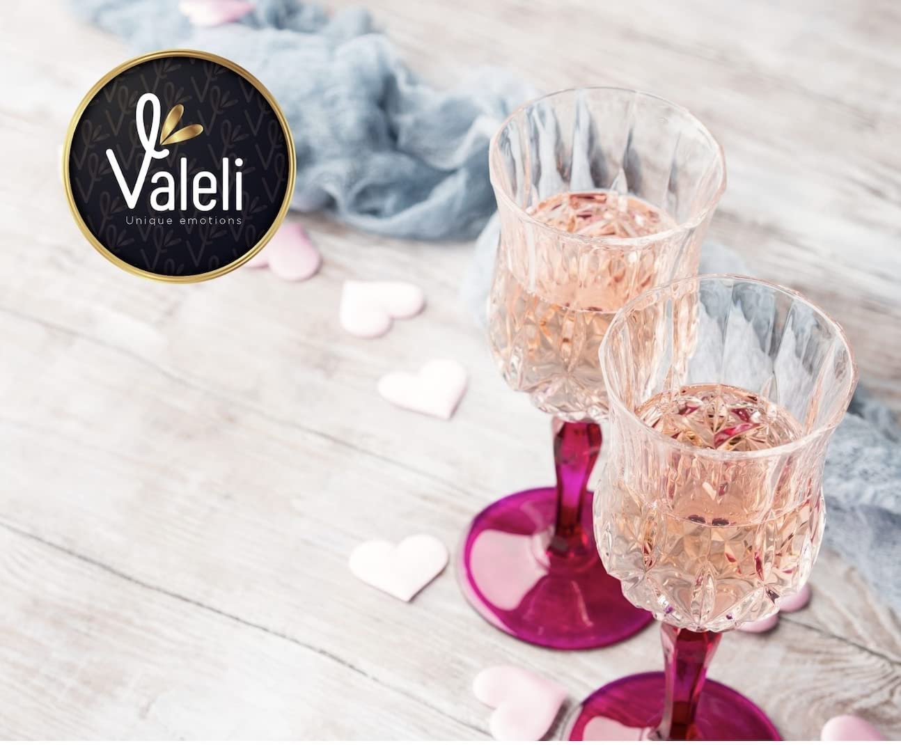 Valeli, Regalo original dia de la madre bombones Ferrero Rocher, chocolate,cava.Regalo original Navidad,San Valentín, Cumpleaños.Cesta delicatessen Estuche gourmet para regalar(ITALIAN ROSÉ)