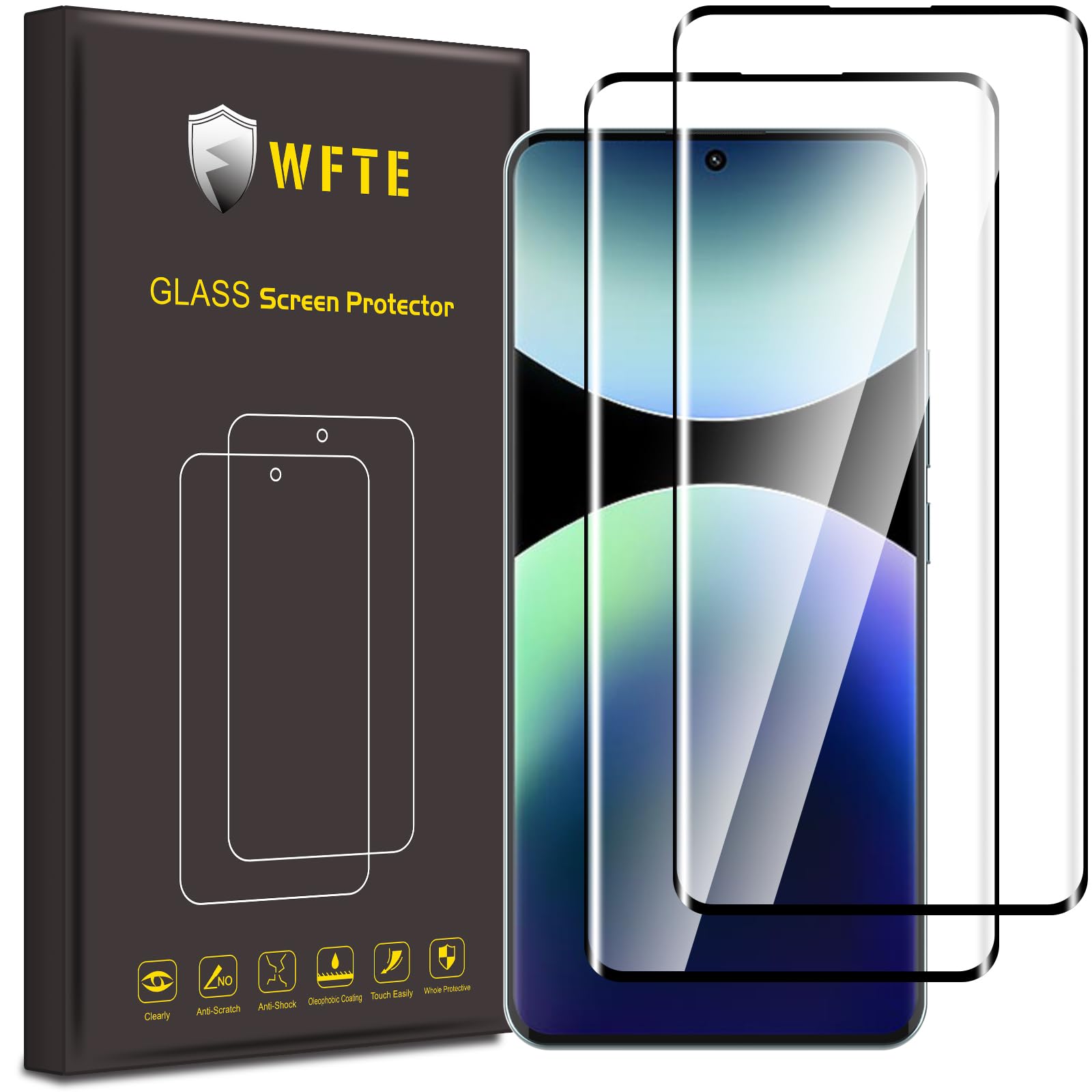 2x Panzerglas Für Xiaomi Redmi Note 13 Pro – 9H Härte, Kratzfest & Blasenfrei