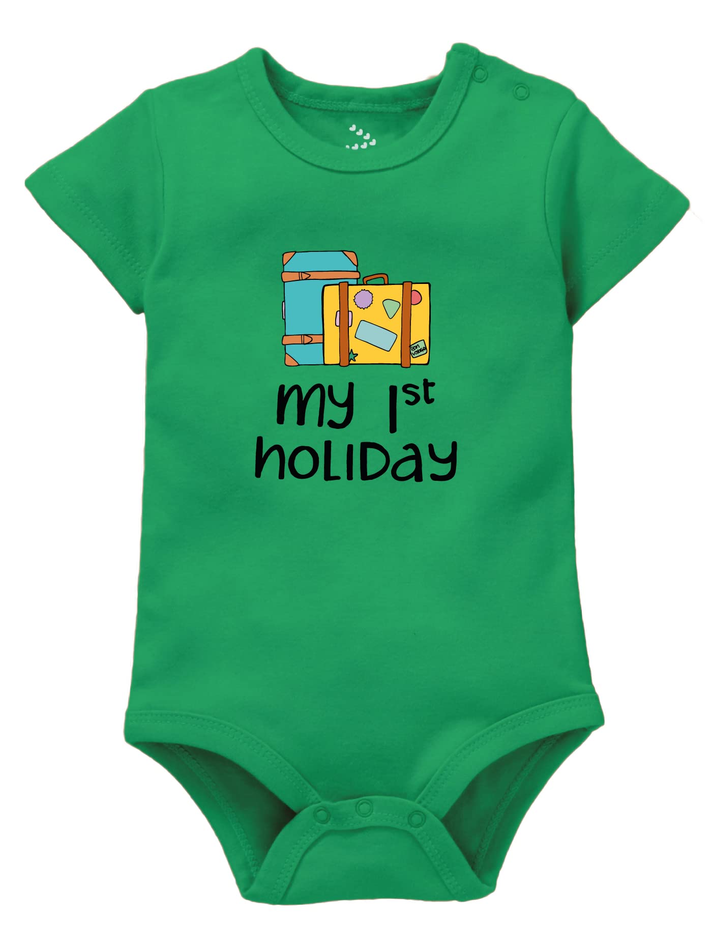 ZeezeezooHoliday Theme Baby Onesie | Infant Bodysuit | Newborn Romper | My First Holiday