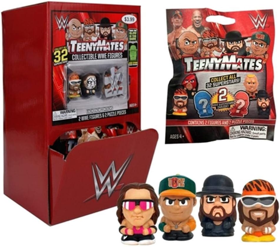 Teenymates WWE Series 1 Gravity Box Container of 32 Mystery Packs