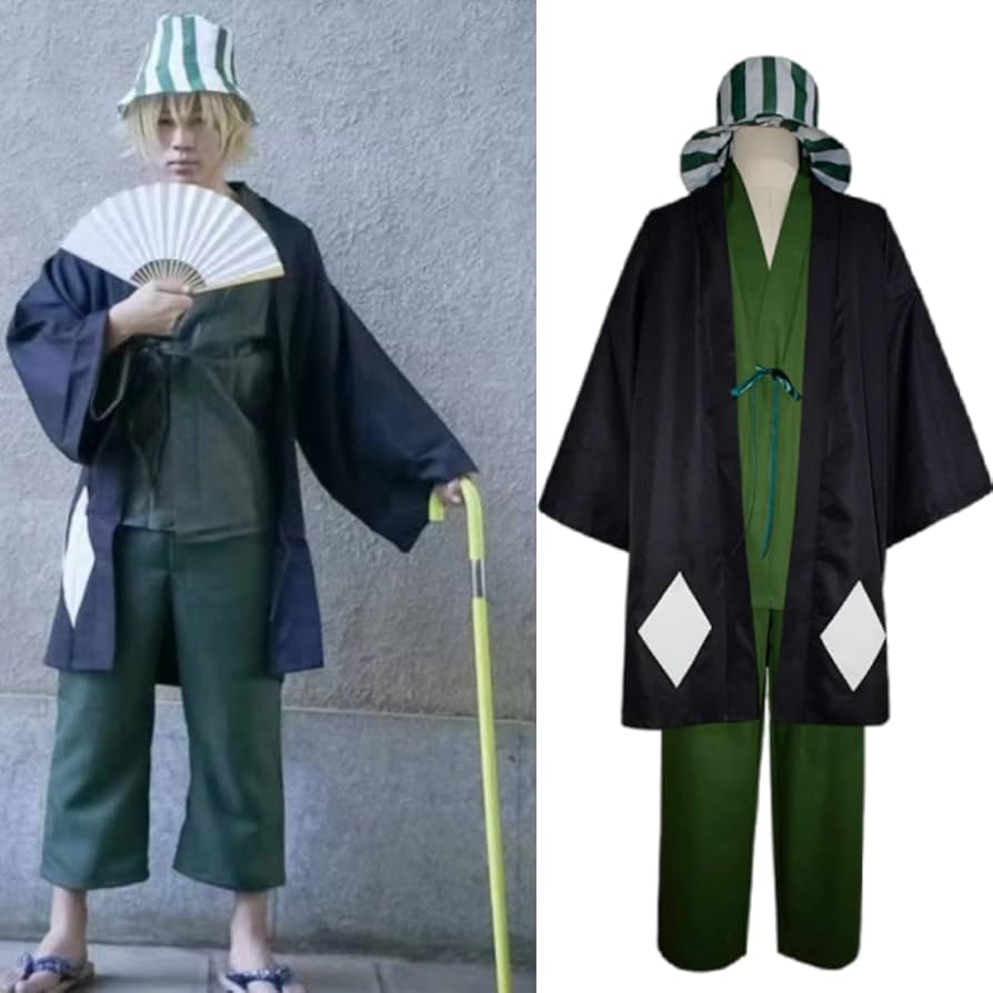 Amazon | SHAOYAO ブリーチ コスプレ衣装 浦原喜助 コスプレ