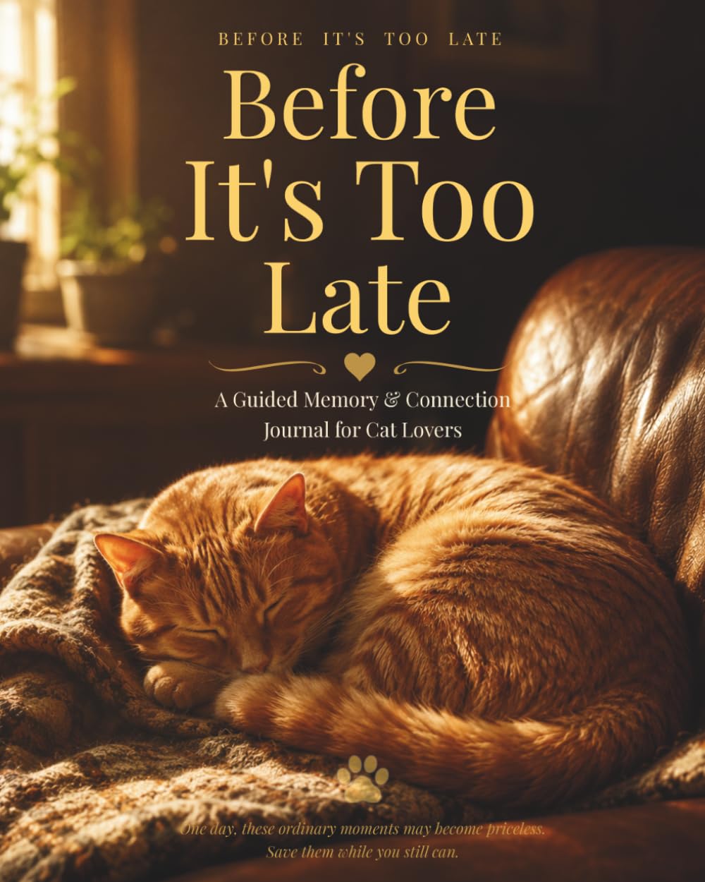 Before It's Too Late: A Guided Memory & Connection Book for Cat Lovers