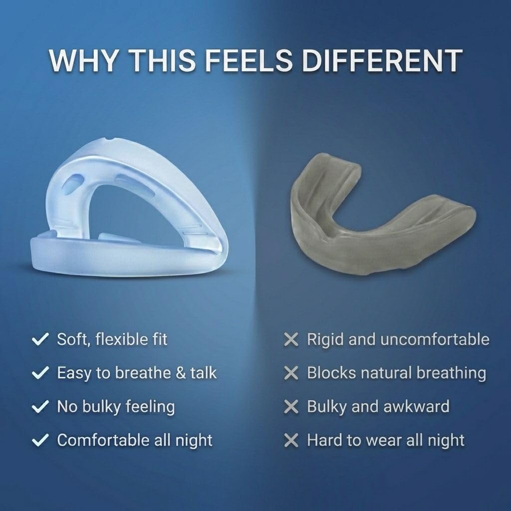 Honex- 2 Pack Anti Snoring Mouthpiece – Ready to Use Night Guard, No Boiling or Molding, Comfortable Fit That Stays in Place, Easy Breathing Design, Sleep Better From Night One — view 6