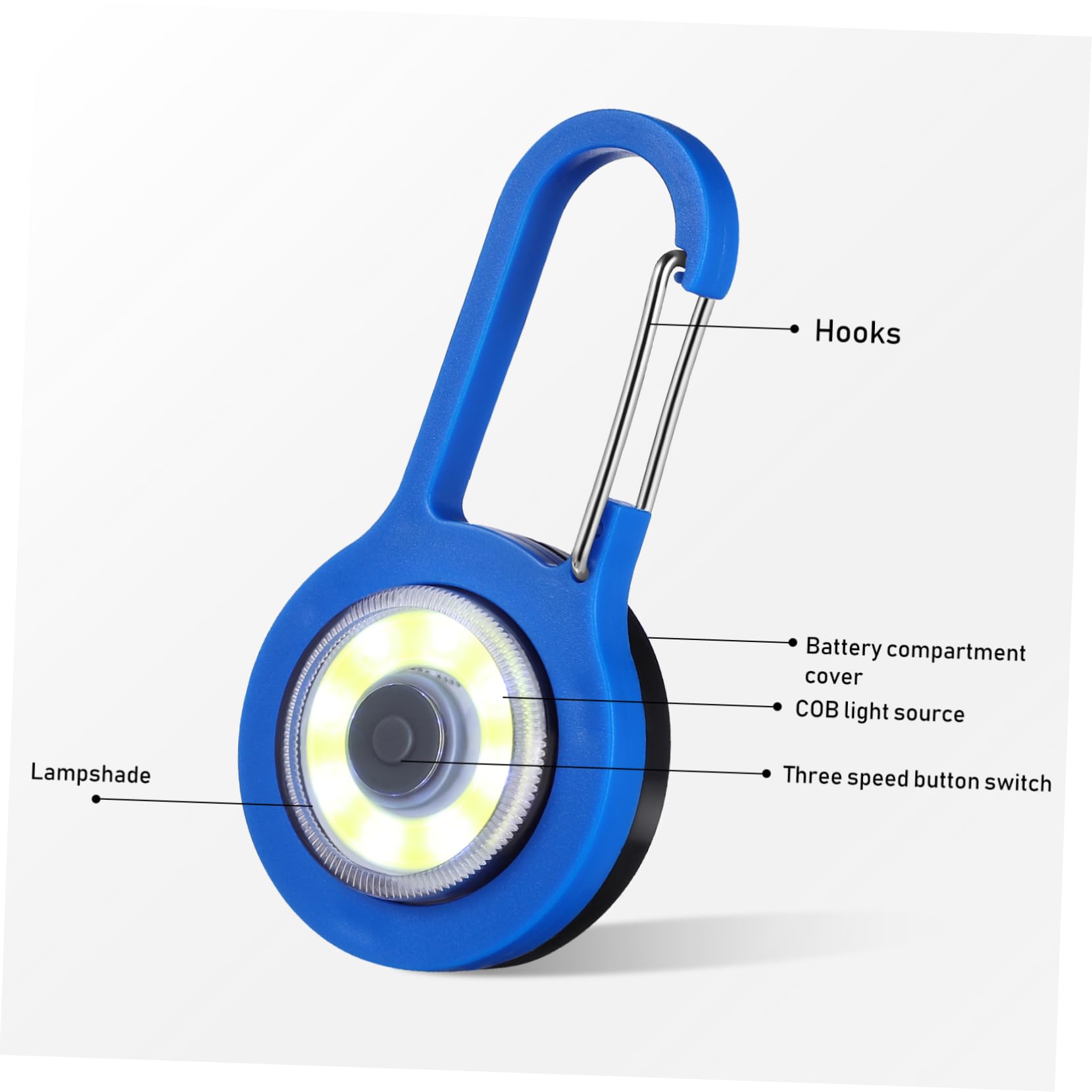 BESPORTBLE 20pezzi Mini Torcia Portachiavi Luce Multi-funzionale Per Attività Outdoor Da Leggera e Pratica Per Campeggio e Emergenze