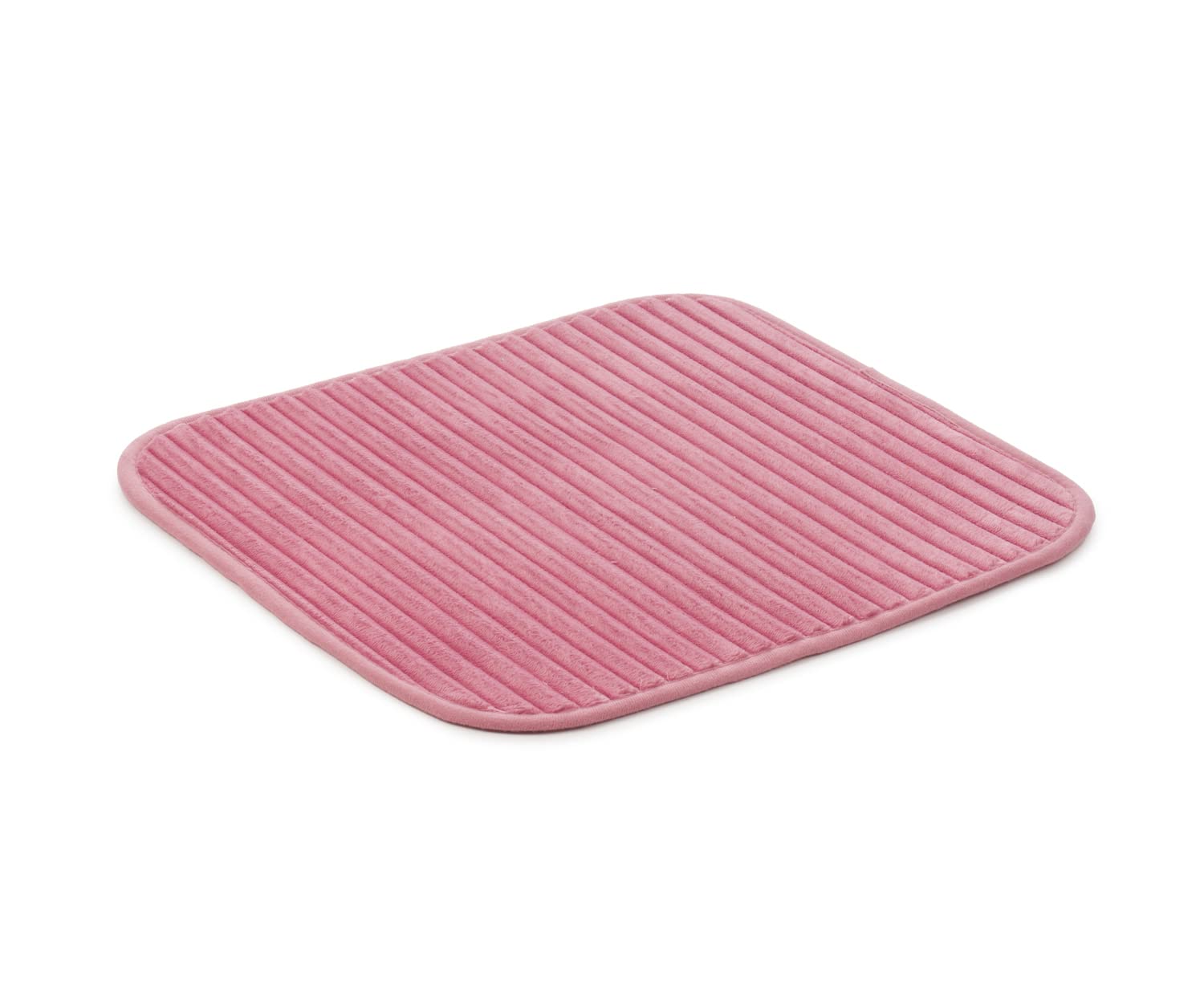 Gözze - Non-Slip Soft Bath Mat, 100% Polyester, 50 x 45 cm - Dusty Pink, 45 x 50 cm (Rectangular)