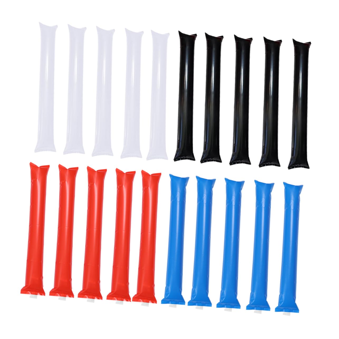 INOOMP 48pcs Inflatable Cheering Stick Noisemaker for Concerts Sports Events and Celebrations Lightweight Durable for Parties
