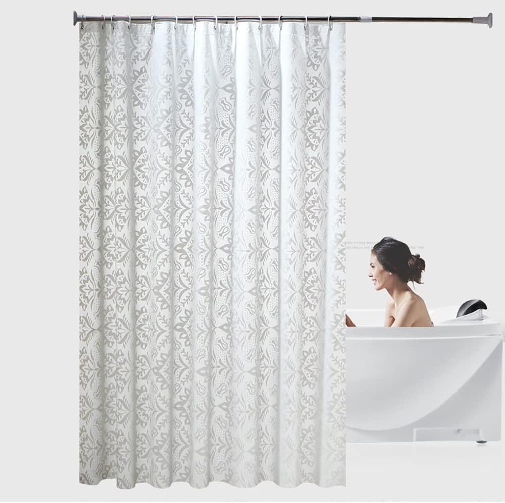 300x 200cm Extra Wide Shower Curtain White Amazon.co.uk Home & Kitchen