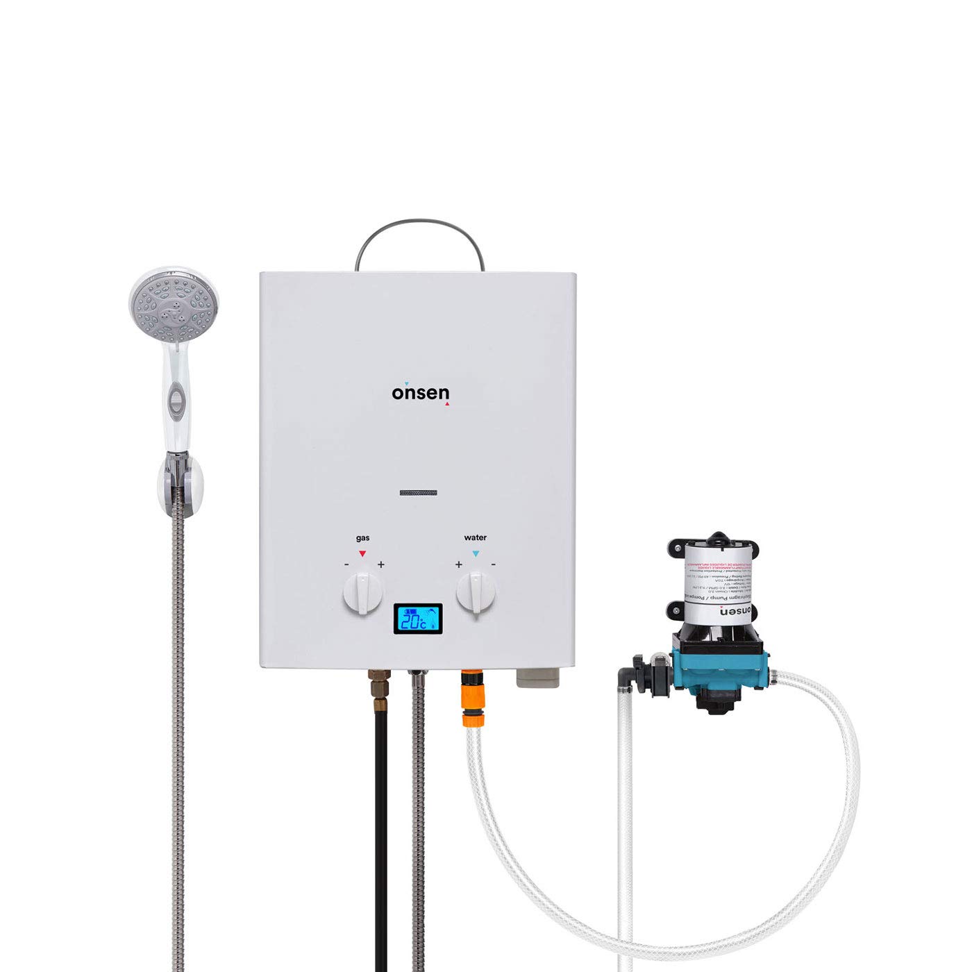 Buy Onsen 5L Portable Tankless Propane Water Heater With Pump Dual