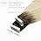 Lacer Tape in Hair Extensions Real Human Hair - Natural Rooted Darker Brown to Platinum Blonde Hair Extensions Tape ins - Double Side Seamless PU Skin Weft - 50g, 20pcs/set, 16 Inch