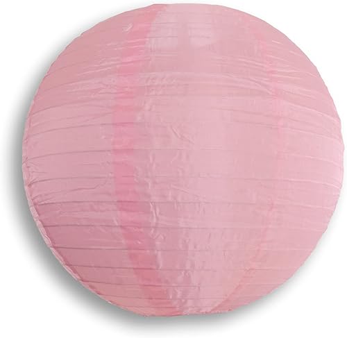 Miniatura 3 de PaperLanternStore.com - Linterna de nailon beige de 10 pulgadas, decoración colgante duradera