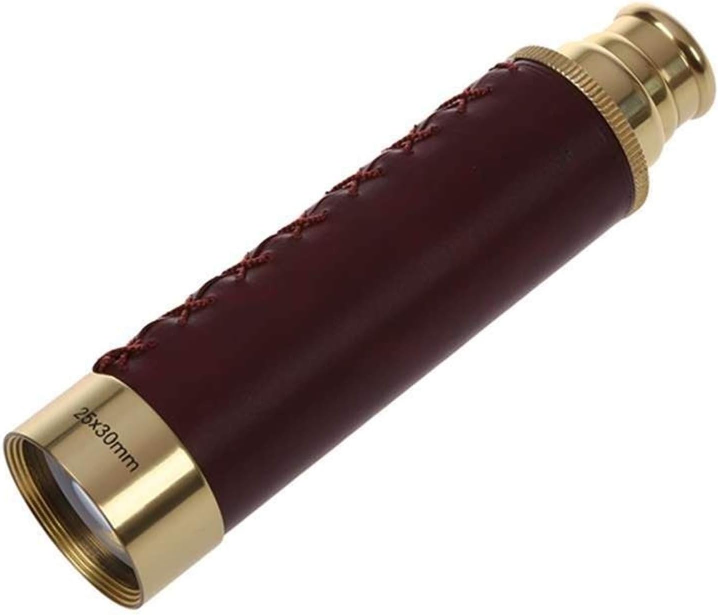 , New-Pocket Telescope Brass 25x30 Binoculars Hand Telescope in Gold for Adult Bird Watching Outdoor Travel Sightseeing