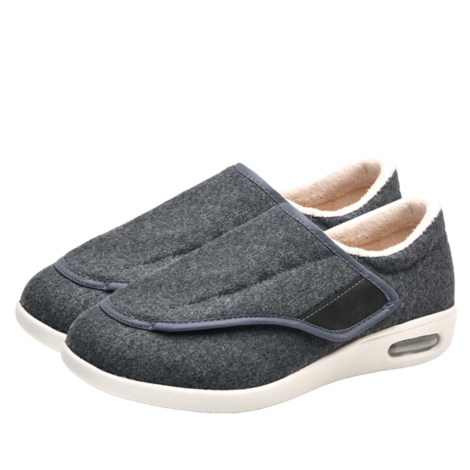 Zapato Deportivo Casual Calzado Ligero Zapatillas Juanetes Mujer Calzado Diabeticos Hombre Zapatos para Caminar Zapatos Anchos para Caminar para Mujer,Gris,46 EU