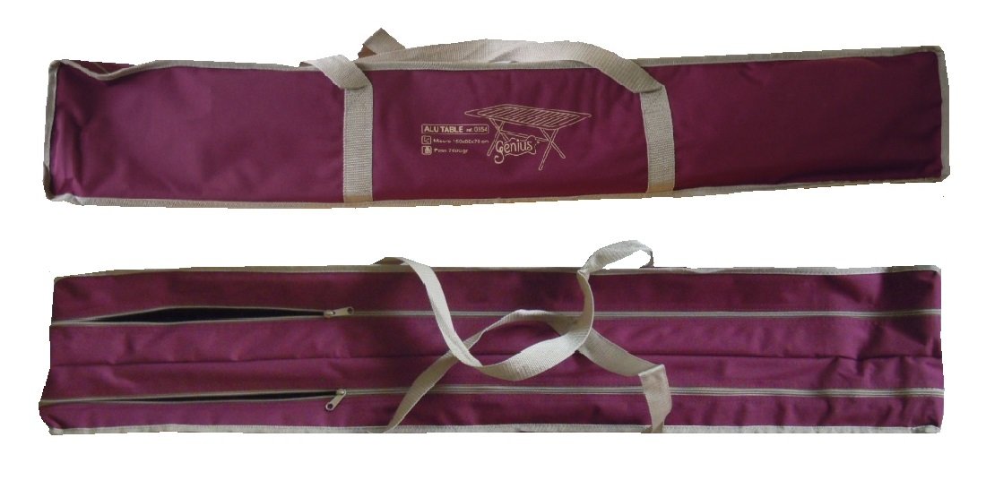 Tavolo Genius A TAPPARELLA 150x80 con Borsa per Il Trasporto Ideale per Campeggio - Fino A 6 Persone