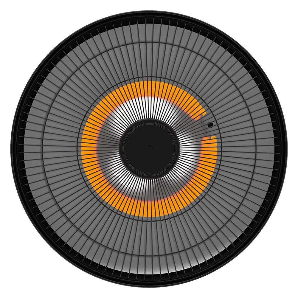 Cecotec Riscaldatore elettrico da esterno a soffitto ReadyWarm 1500 Power Ceiling. 1500 W, tecnologia alogena, protezione IP65, telecomando, area di copertura 10 m2