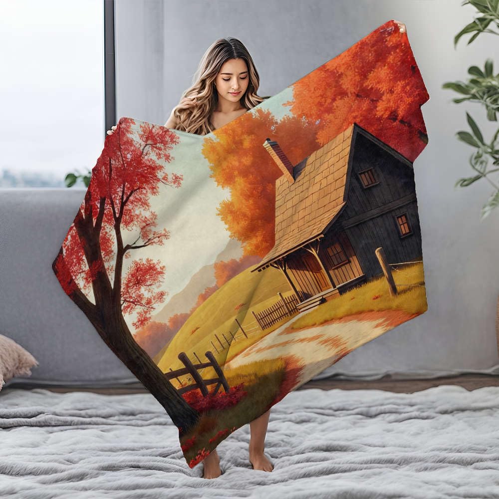 Couvertures de lit contre les frissons nocturnes en flanelle douce 125x150