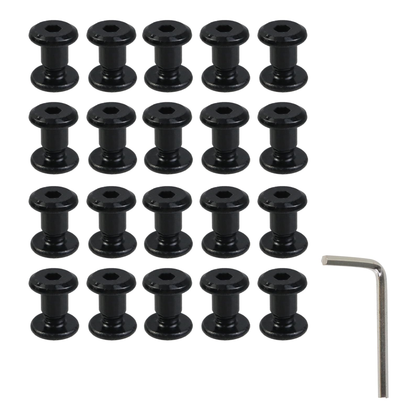Stainless Steel Binding Screws - 20 Sets -10