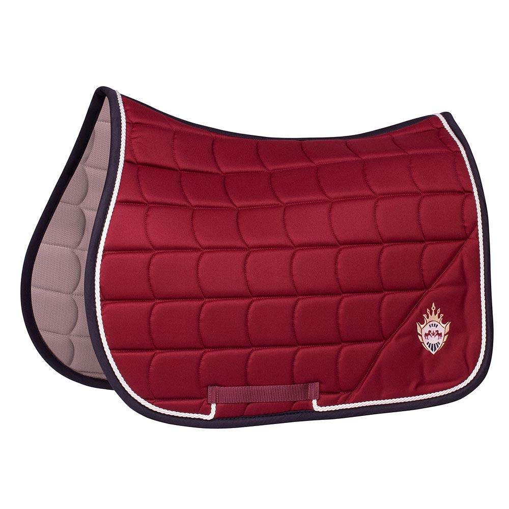 Equine Couture Owen All Purpose Saddle Pad Wine