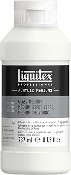 Liquitex Akrilik boyalar i in 8608 cam, akrilik boyalar n cama veya serami e yap mas n  iyile tirir,  izilmeye kar  dayan kl  bir y zey olu turur, parlak bir y zey olu turur - 237 ml  i e