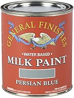 Vista 26 de General Finishes Pintura de leche a base de agua, 1 cuarto de galón, color blanco antiguo