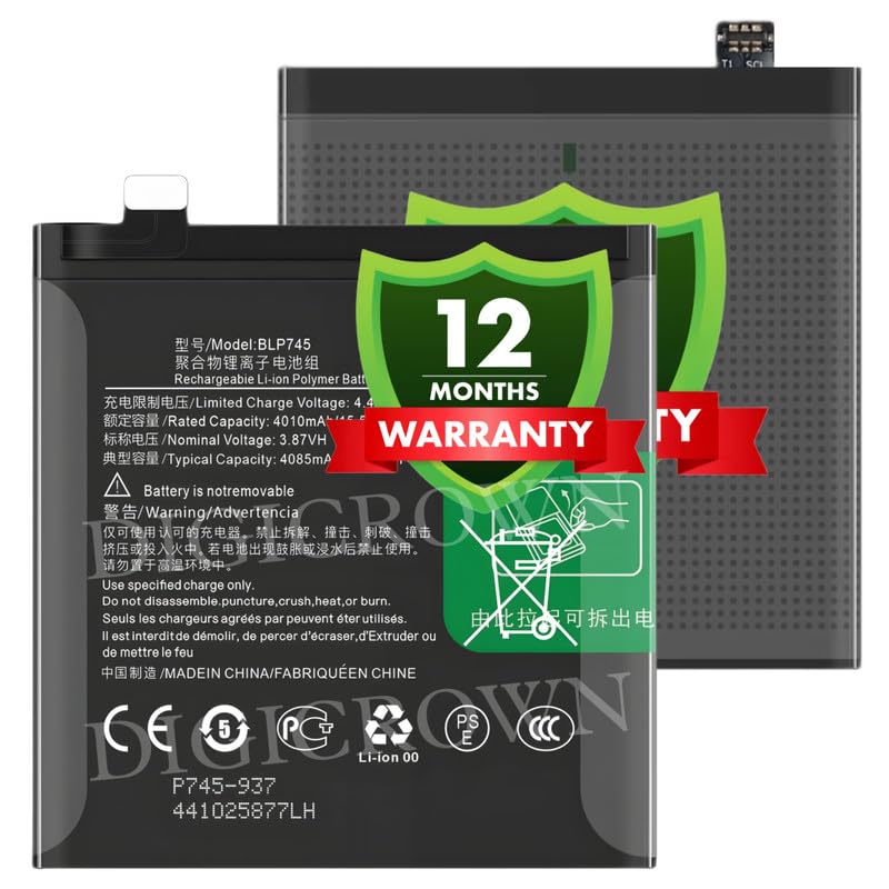Image of Original BLP745 Battery Compatible for OnePlus 7T Pro (HD1910, HD1911, HD1913) - (4085mAh) - 1 Year Warranty