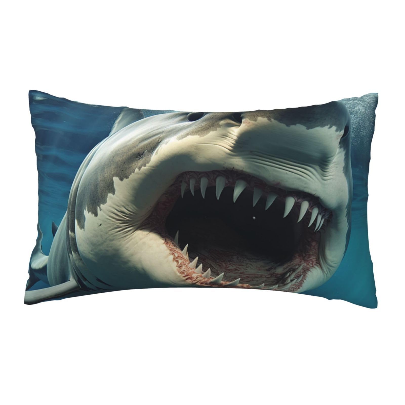 FodPand Luxury Velvet Pillow Cases 12 x 20 inch Super Soft Decorative Throw Pillow Covers - Shark Mouth Pillowcases Modern Lumbar Cushion Cases for Couch Sofa Bed Pillow Shams
