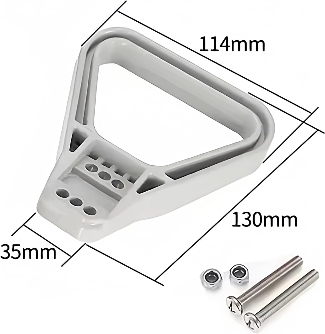 2PCS 350A High Current Battery Quick Connector Handle - Silver Plated Copper Plug with Color Grey-shaped handle for Winch, Trailer, Off-Road Vehicles