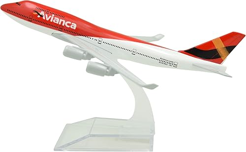 TANG DYNASTY TM 1400 63in B747-400 Avianca Airline - Modelo de avión de metal