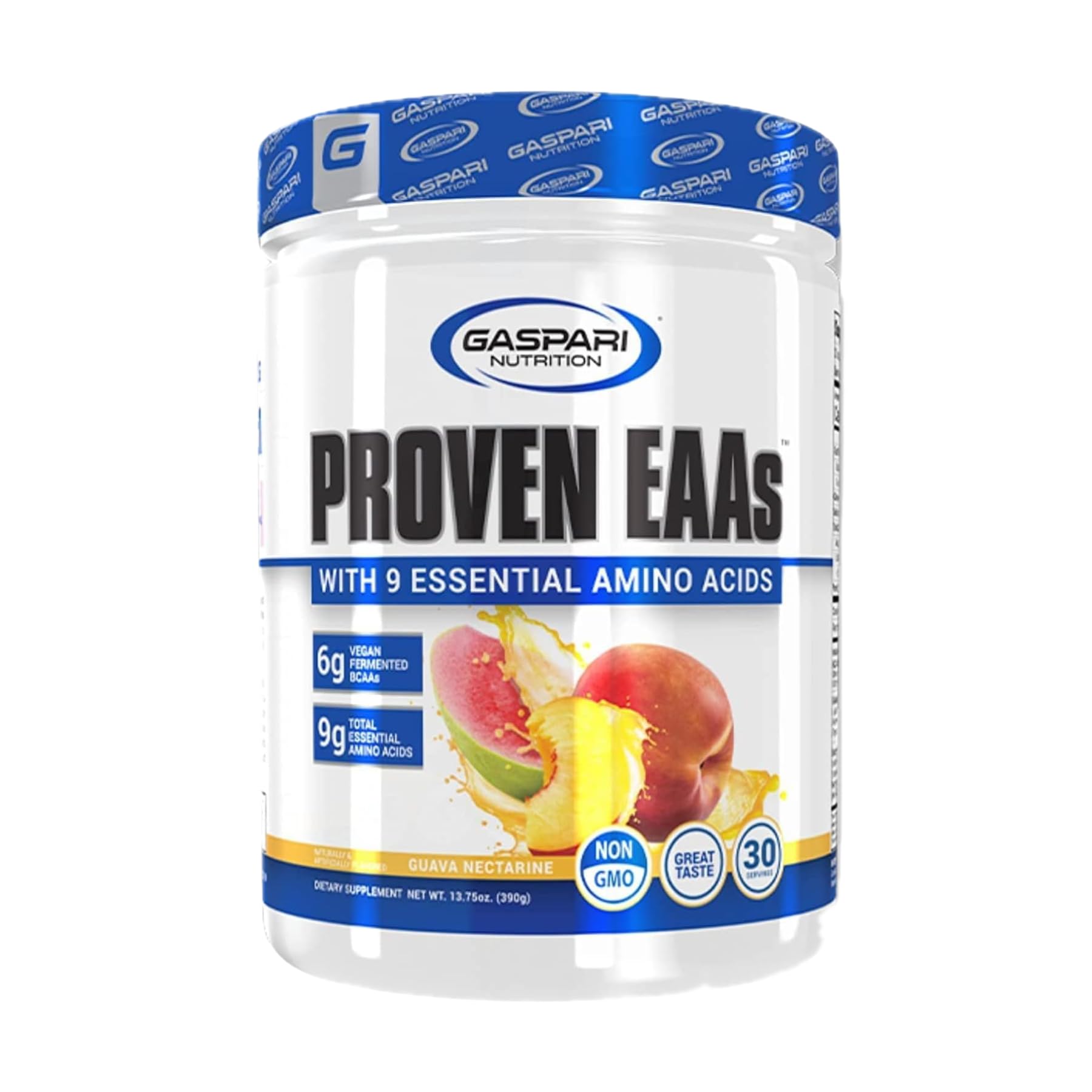 Gaspari Nutrition Suplemento de Aminoácidos EAAs e BCAAs 9 g e 6 g, 30 porções