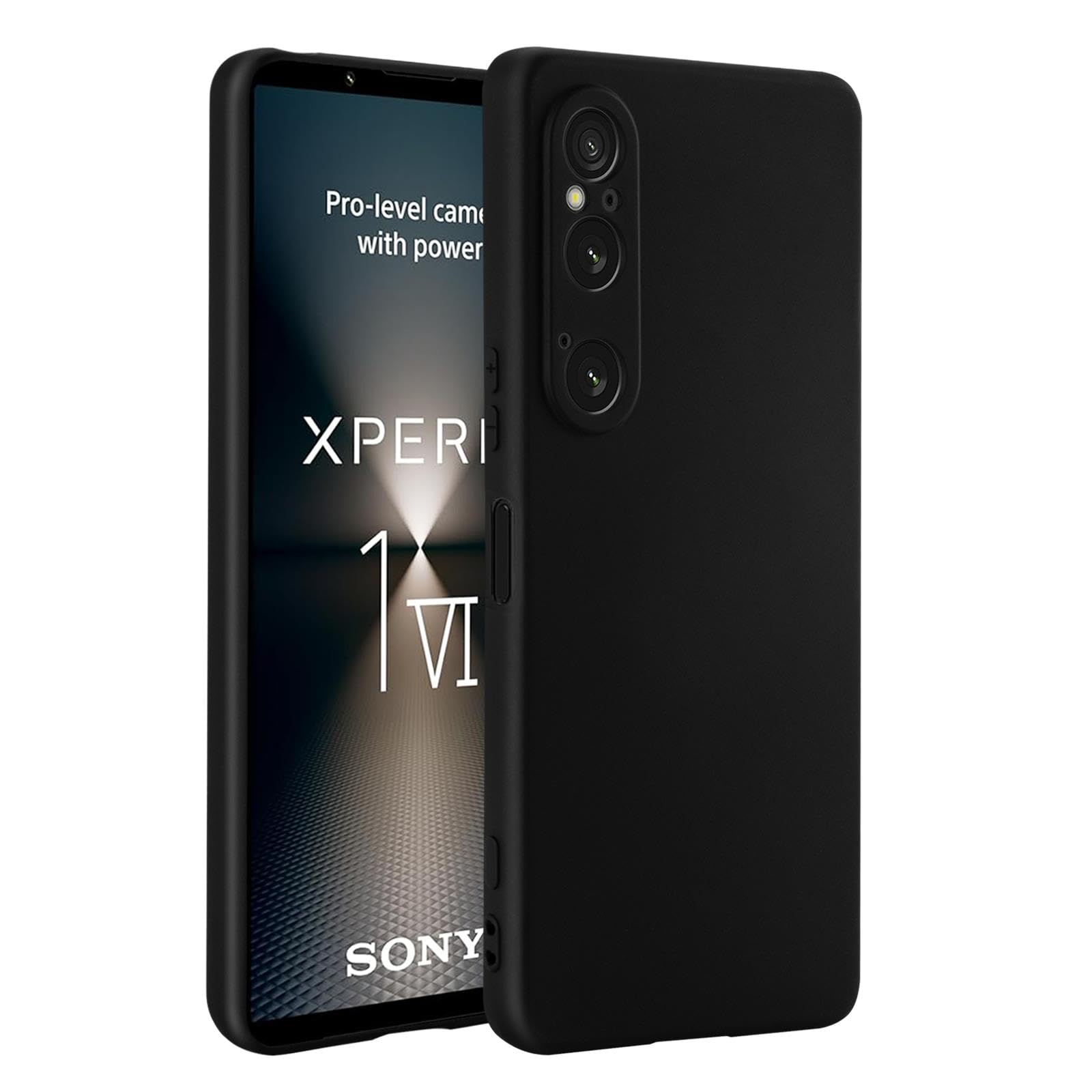 Sony Xperia 1 VI Style Cover Case With Stand – Genuine XQZ-CBEC – Black
