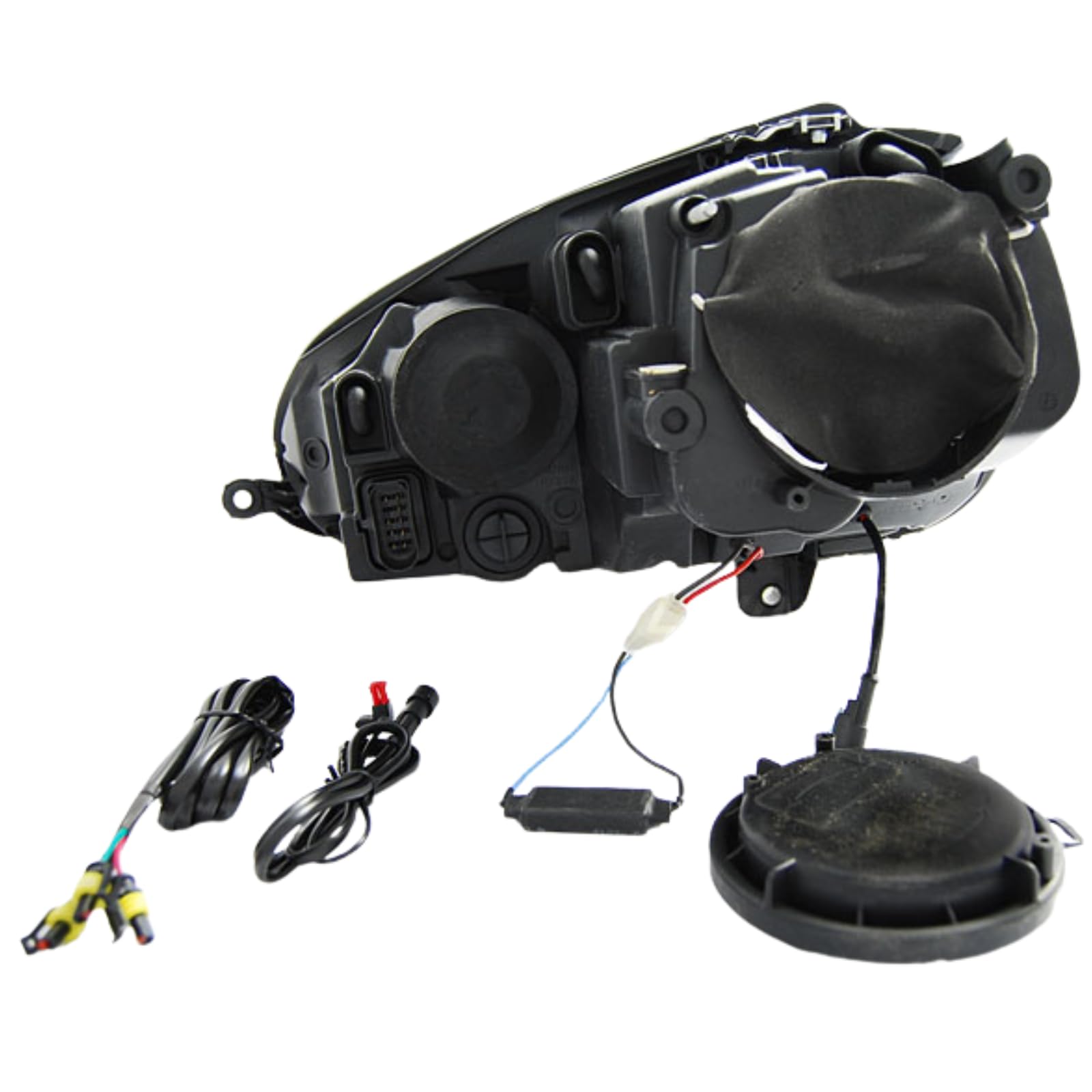LED Frontscheinwerfer Set Schwarz mit Tagfahrlicht für VW Golf 5 V 2003–2009