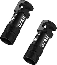 HZJD Presta Valve Cap For, Black, Integrated Core Spoke Removal Tool(2Pcs)