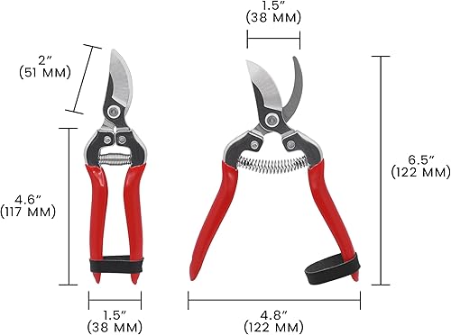 Miniatura 5 de Zenport H304S - Cizalla para cosecha y utilidad, acero inoxidable