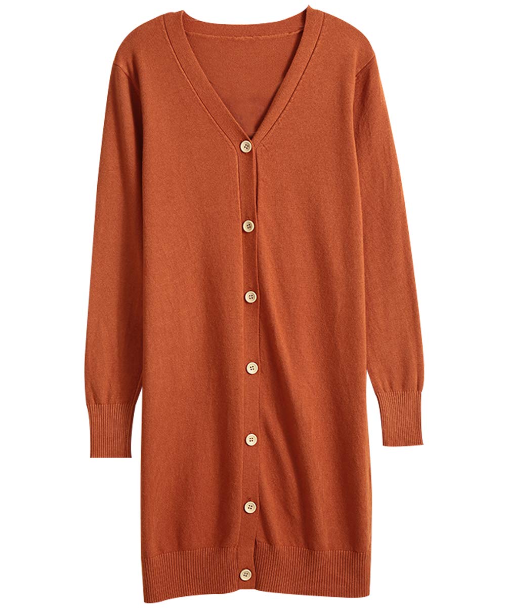 Amazon | [Mowinkmi] ［もえみ カーディガン レディース ロング 厚手 