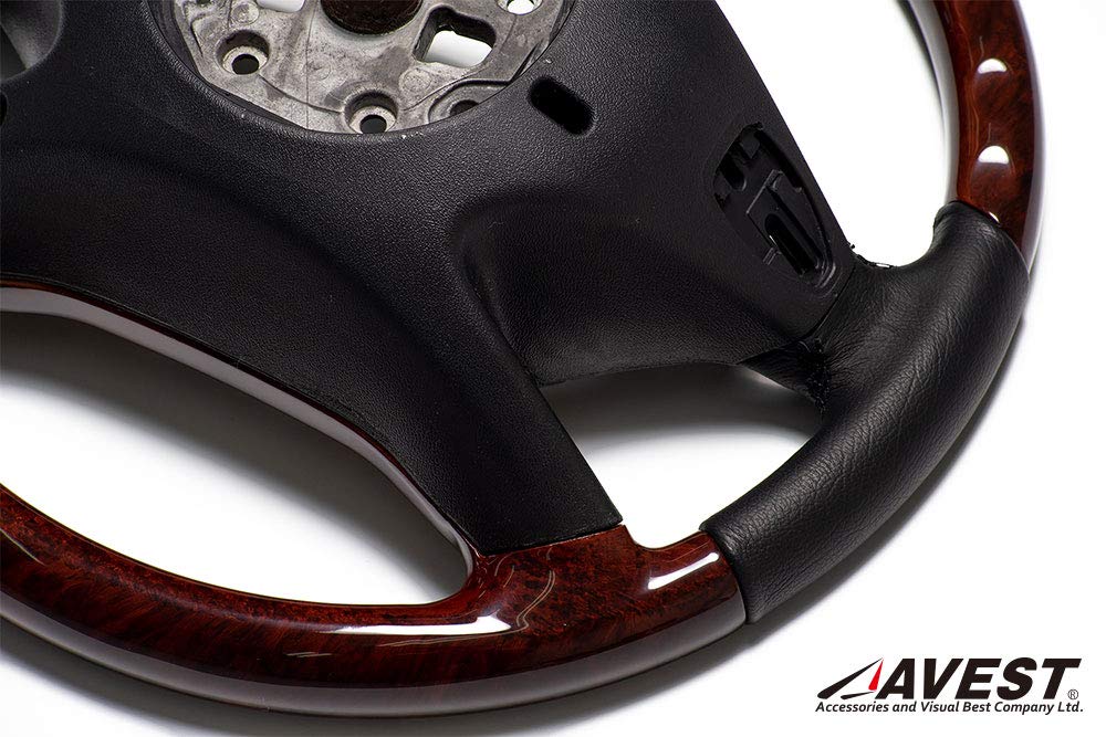 Amazon | W221 後期 Sクラス ステアリング ウッド コンビ ハンドル