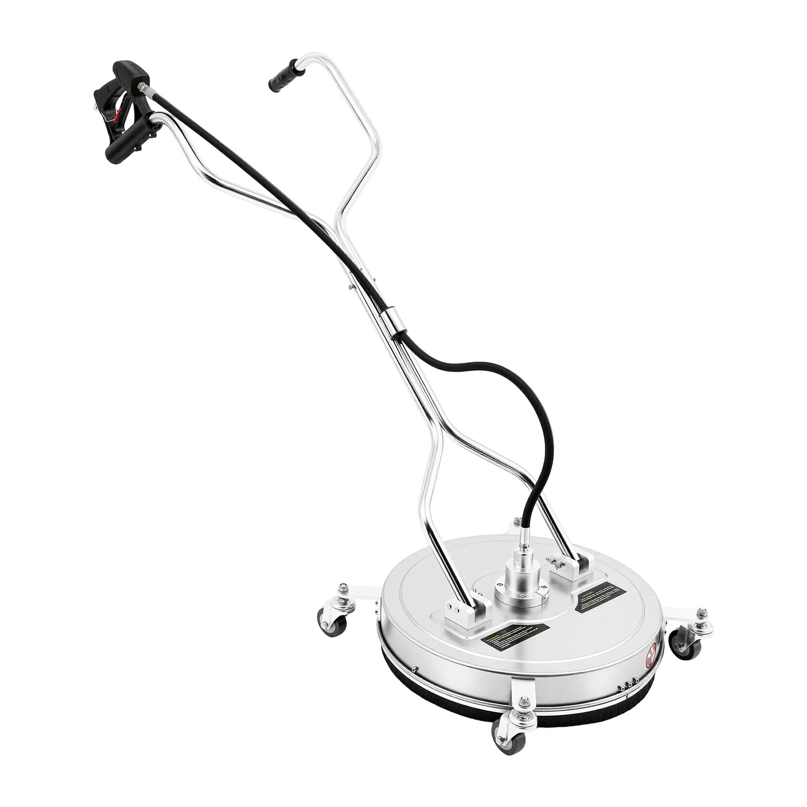 20 Zoll Druckwaschmaschine Bodenreiniger 4500psi Oberflächenreiniger Max. Wassertemperatur 70℃ Edelstahl Bodenreiniger Druckwaschmaschine Oberflächenreiniger Für Harte Böden