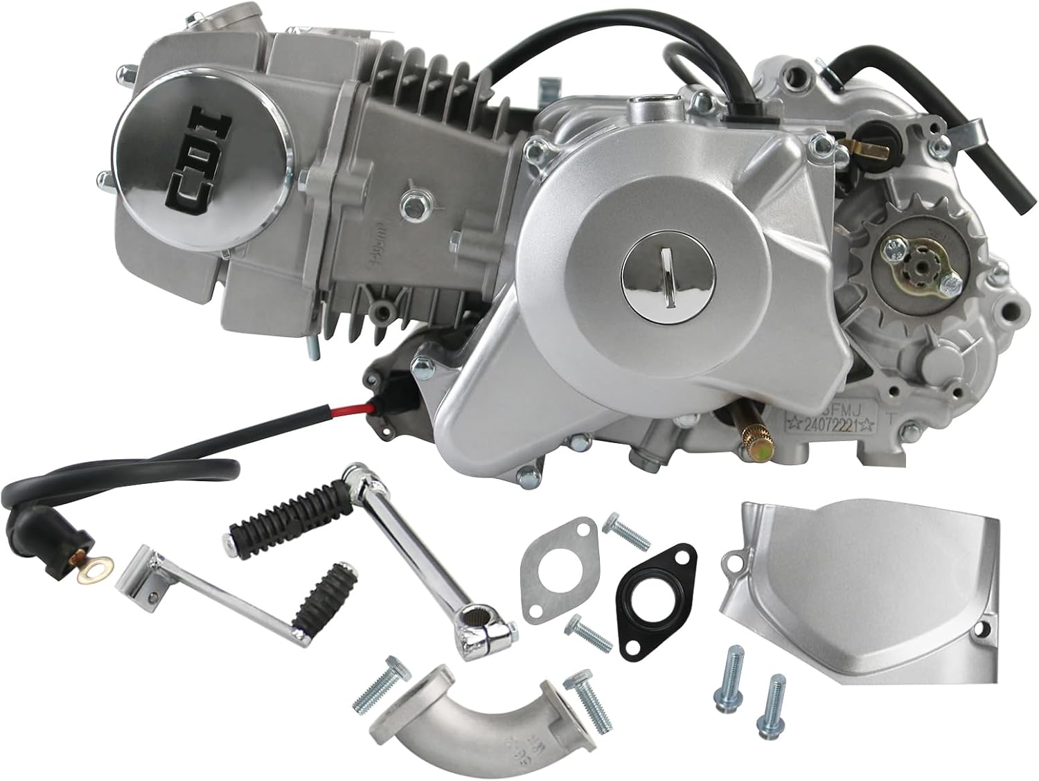 Racing 140cc 4-Stroke Single Cylinder Engine Manual Clutch Motor Electric & Kick Start for Pit Dirt Bike CRF50 CRF70 XR50 XR70 Z50 SSR 110 CT70 TaoTao DB14 DB17 CT90 CT110 CRF110