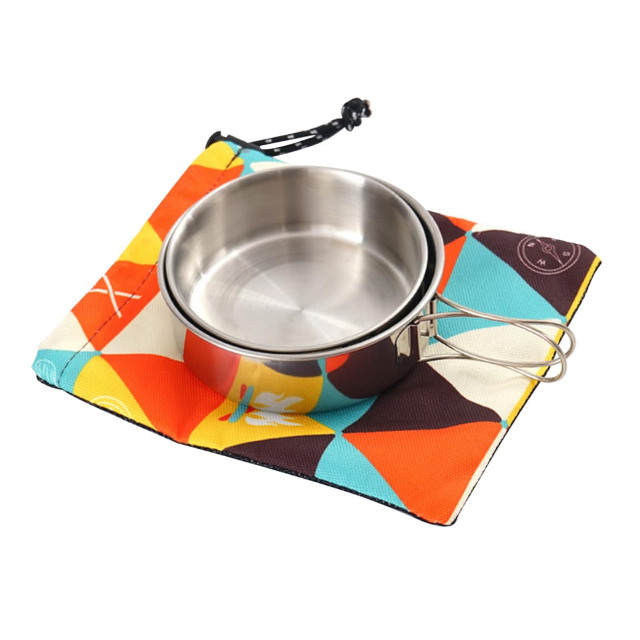 BESPORTBLE 3 Ensembles 2 Vaisselle Ensemble De 2 Pièces Bols Portables Pour Tasse Pliante Vaisselle Portable Bol De Camping Portable Cruche D'Eau Bouilloire Pliable Bols De Camping Boulon En