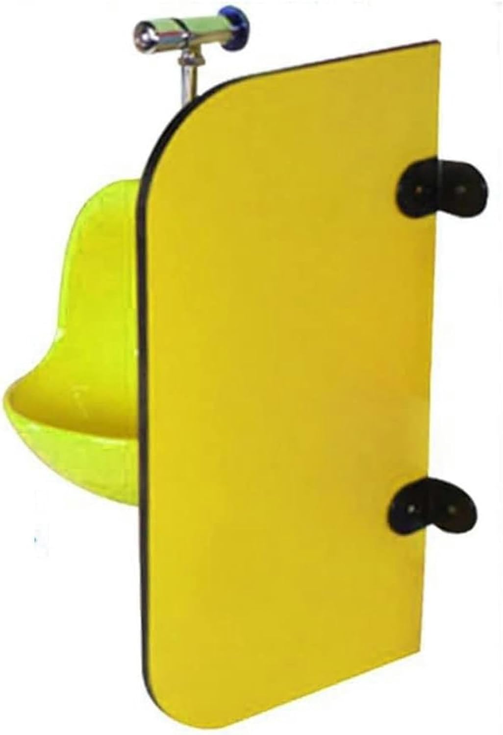 AMNOOL Urinal Partition 1 Panel Extra Privacy Protection Toilet Protection Screen Divider for Schools/Shopping Malls/Public Places, Waterproof, Wall-Mounted (Color : Green, Size : 30x60cm)