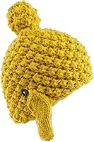 Vista 1 de Gorro de punto hecho a mano con cabeza de Buda para mujer, para invierno, patinaje, camping, senderismo, gorro cálido