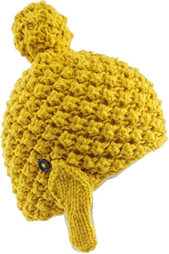 Gorro de punto hecho a mano con cabeza de Buda para mujer, para invierno, patinaje, camping, senderismo, gorro cálido