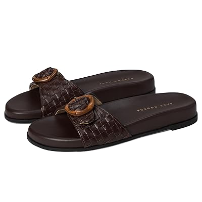 Jack Rogers Essex Slide Embossed Leather Women