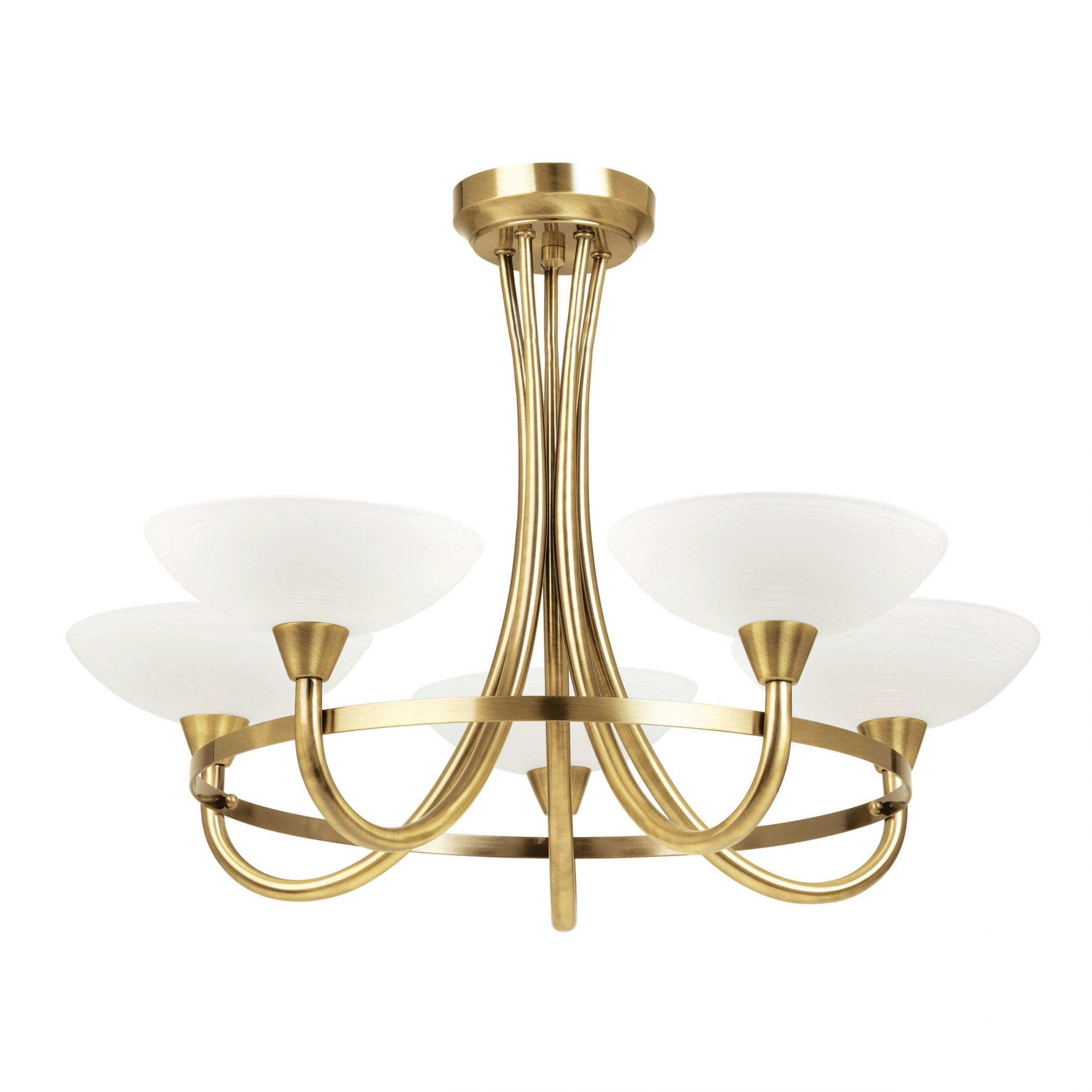 Cagney 5 Light Style Chandelier Finish: Antique Brass