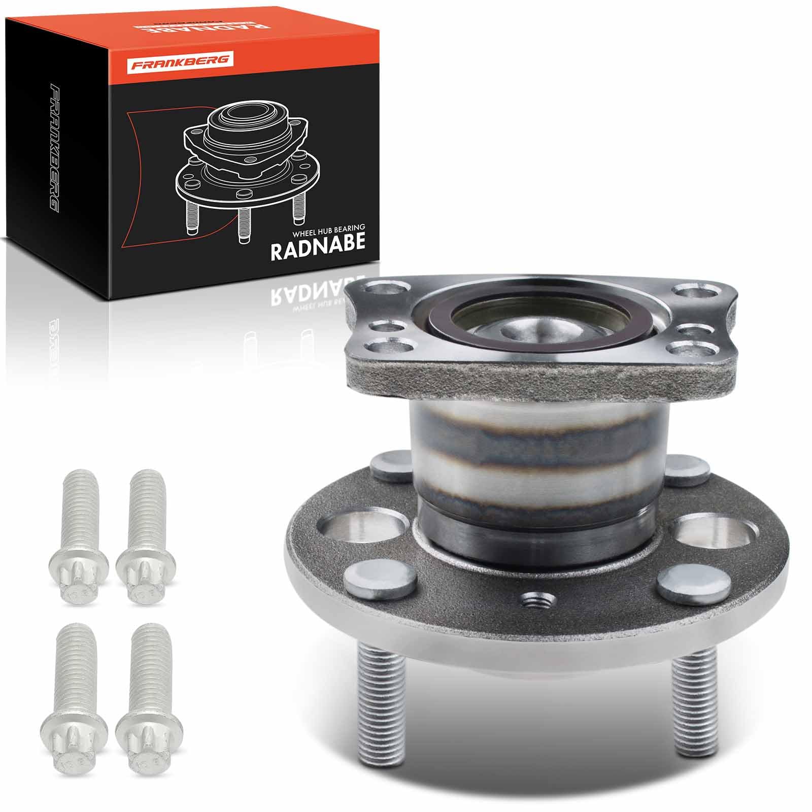 Frankberg 1x Kit de rodamientos de ruedas Eje trasero para Fiesta Berlina Fiesta VI CB1 CCN KA+ UK FK KA+ Berlina 2008-Hoy 8V512C299AB