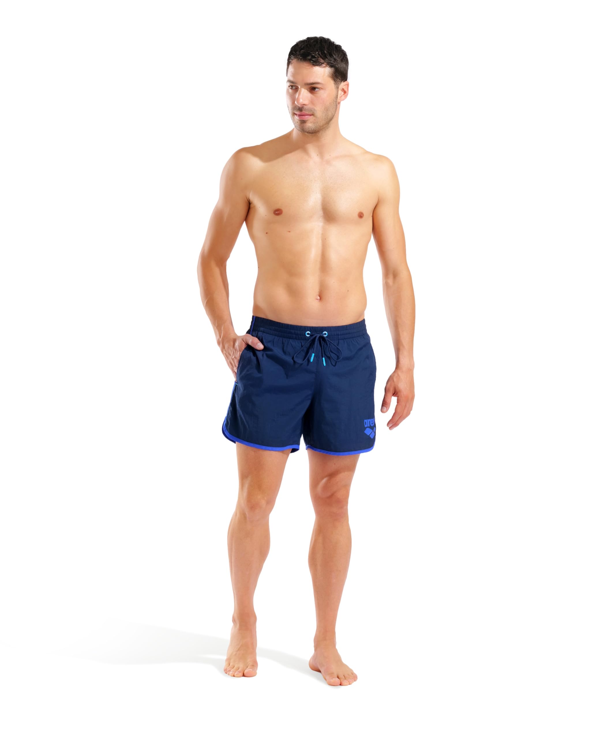 ARENA Bañador Corto para Hombre Big Logo Borders
