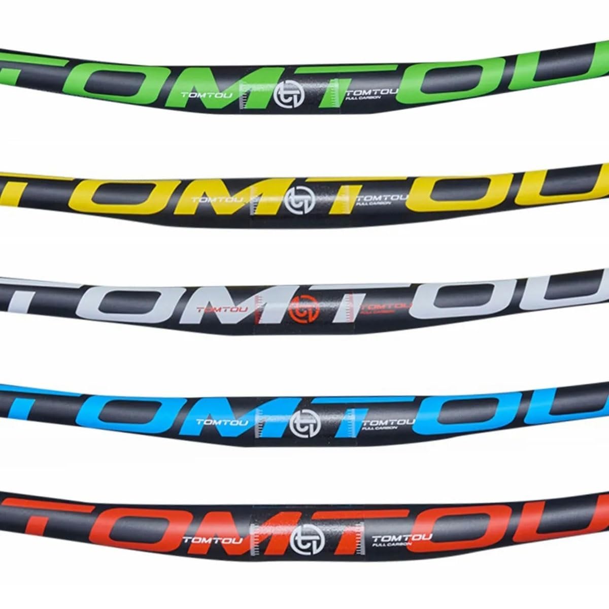 Manubrio rialzato per Mountain Bike in Fibra di Carbonio da 31,8 mm, Lunghezze Disponibili: 600/620/640/660/680/700/720/740/760/780 mm (Rosso, 720 mm)